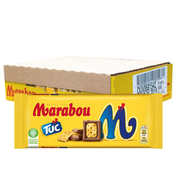 Marabou Salty Crackers TUC 87g x 18st | Default Start Page - Alla kategorier - Godis - Choklad | Gottegrisen