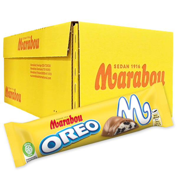 Marabou Oreo Mjölkchoklad 37g x 36st | Default Start Page - Alla kategorier - Godis - Storpack | Gottegrisen