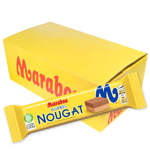 Dubbelnougat 42st x 43g | Default Start Page - Alla kategorier - Godis - Storpack | Gottegrisen
