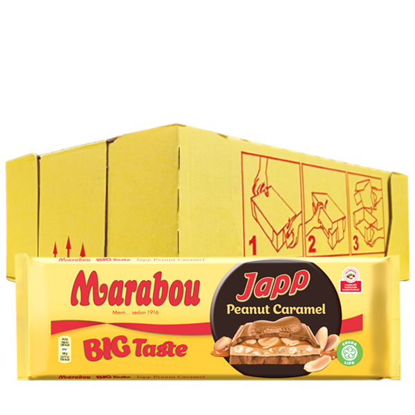 BIG Taste Japp Peanut Caramel 276g x13 | Default Start Page - Alla kategorier - Godis - Choklad | Gottegrisen
