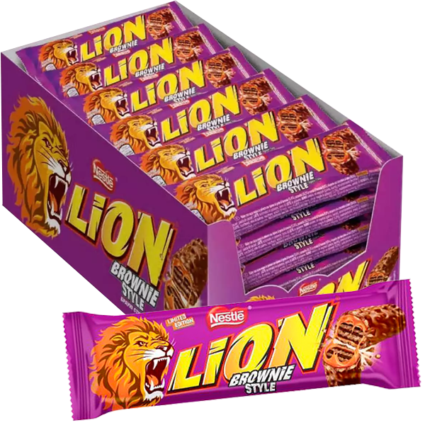Lion Brownie 40g x 24st | Default Start Page - Alla kategorier - Godis - Storpack | Gottegrisen