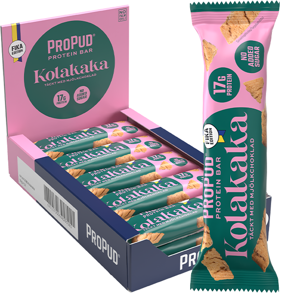 ProPud Proteinbar Kolakaka 55g x 12st | Default Start Page - Alla kategorier - Nyheter - Nyheter 2025 - Godis - Nyheter 2025 | Gottegrisen