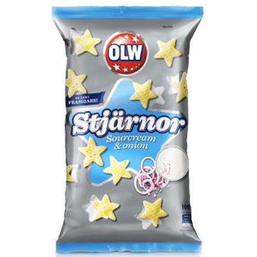 OLW Stjärnor hellåda 100g x 12st | Default Start Page - Alla kategorier - Chips & Snacks - Snacks | Gottegrisen