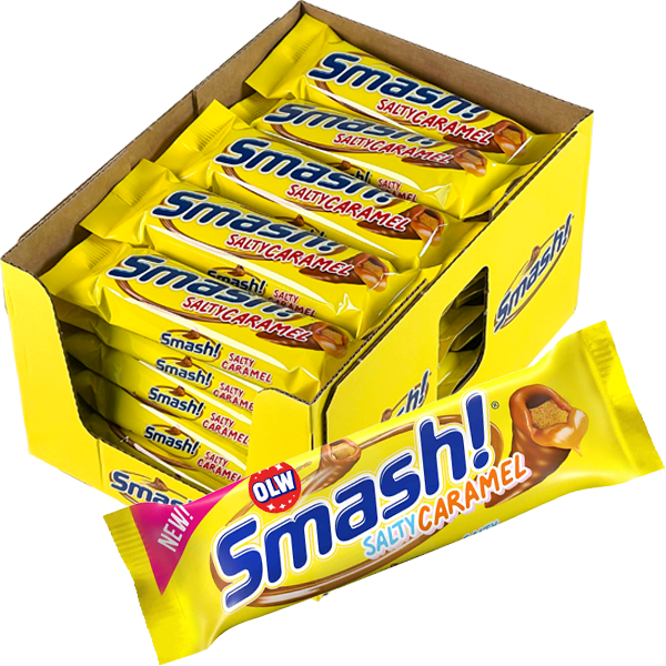 Smash Bar Salty Caramel 40g x 25st |  | Gottegrisen