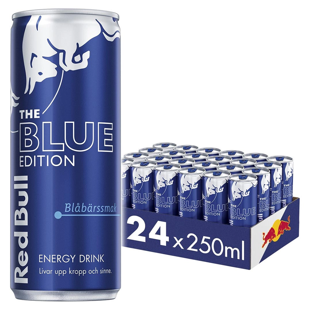Red Bull Blue Edition 25cl x 24st | Default Start Page - Alla kategorier - Drycker - Energidryck | Gottegrisen