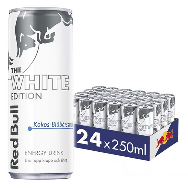 Red Bull White Edition 25cl x 24st | Default Start Page - Alla kategorier - Drycker - Energidryck | Gottegrisen