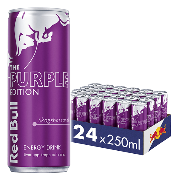 Red Bull Purple Edition Skogsbär 24x25cl |  | Gottegrisen