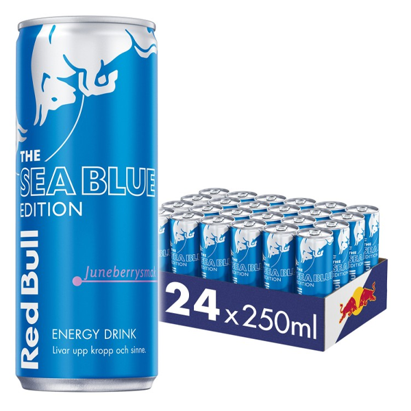 Red Bull Sea Blue 25cl x 24st | Default Start Page - Alla kategorier - Drycker - Energidryck | Gottegrisen