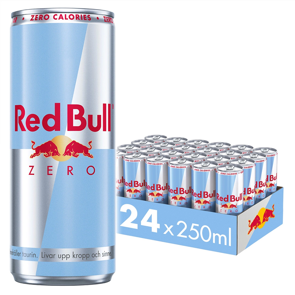 Red Bull Zero Calories 25cl x 24st | Default Start Page - Alla kategorier - Nyheter - Nyheter 2025 - Dryck - Nyheter 2025 | Gottegrisen