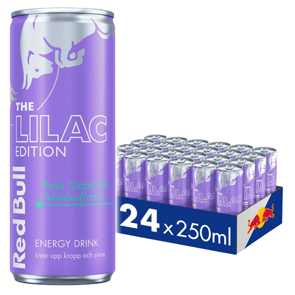 Red Bull Lilac Edition 25cl x 24st | Default Start Page - Alla kategorier - Drycker - Energidryck | Gottegrisen