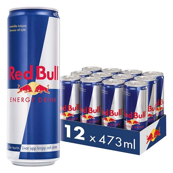 Red Bull Original 12st x 473ml | Default Start Page - Alla kategorier - Drycker - Energidryck | Gottegrisen