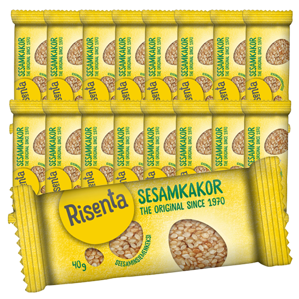Risenta Sesamkakor Original 40g x 24st | Default Start Page - Alla kategorier - Fika - Till Fikarummet | Gottegrisen