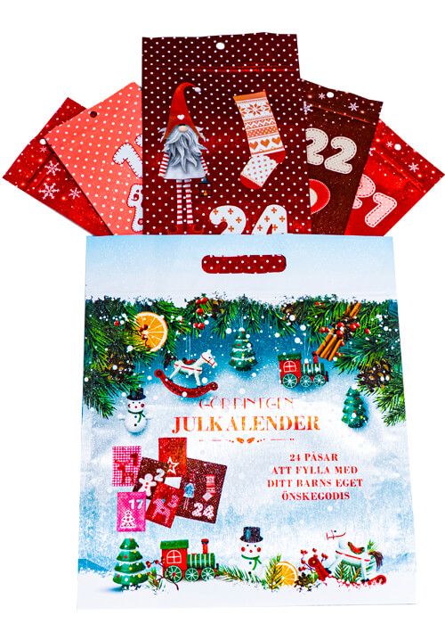 Gör din egen Adventskalender | Default Start Page - Alla kategorier - Godis - Säsongsvaror - Julgodis - Adventskalender Godis | Gottegrisen