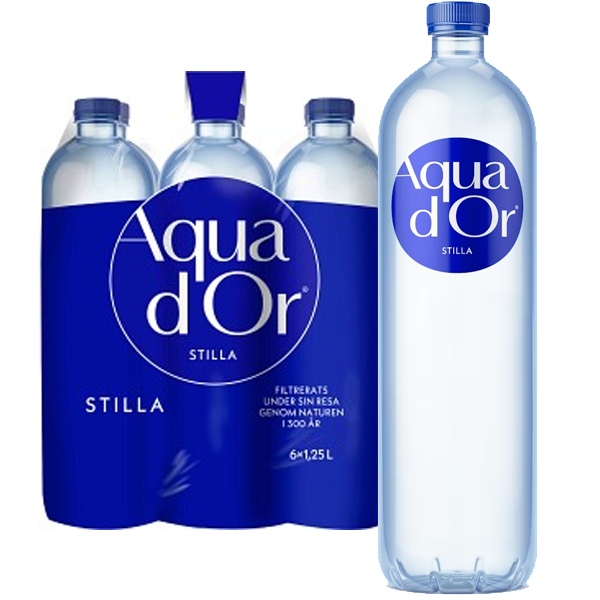 Aquador Stilla 1.25L x 6st | Default Start Page - Alla kategorier - Drycker - Mineralvatten | Gottegrisen