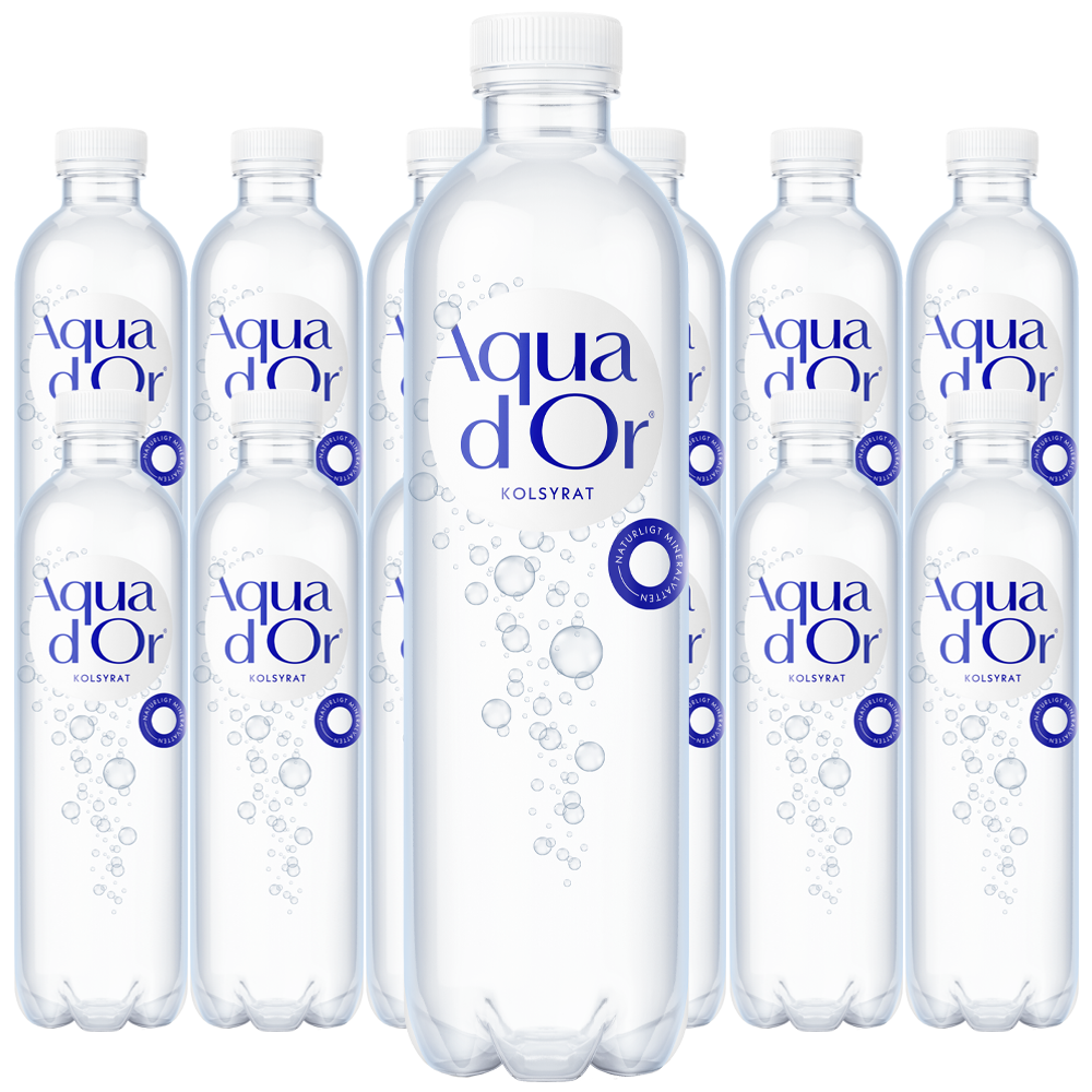 Aquador Naturell Kolsyrad 50cl x 12st | Default Start Page - Alla kategorier - Drycker - Mineralvatten | Gottegrisen
