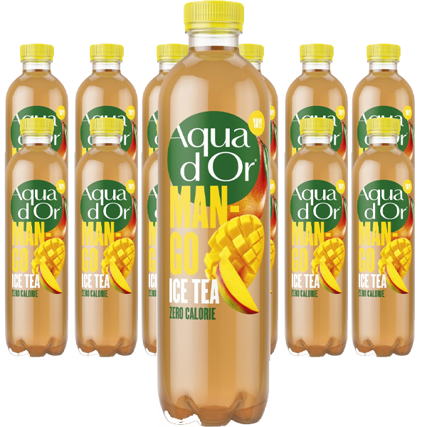 Aquador Ice Tea Mango 50cl x 12st | Default Start Page - Alla kategorier - Drycker - Juice & Saft | Gottegrisen