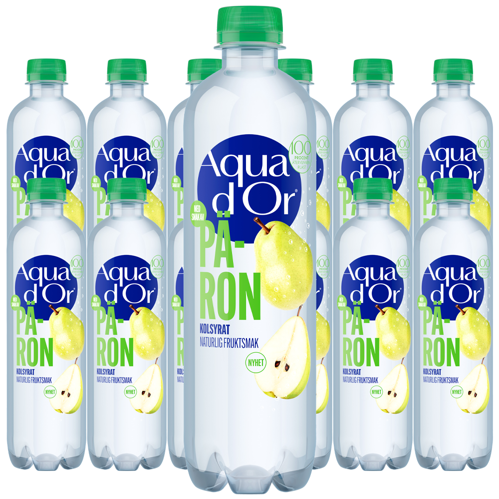 Aquador Päron Kolsyrad 50cl x12st | Default Start Page - Alla kategorier - Drycker - Mineralvatten | Gottegrisen