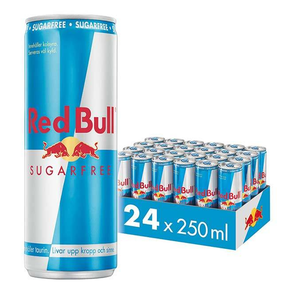 Red Bull Sockerfri 24st x 25cl | Default Start Page - Alla kategorier - Drycker - Energidryck | Gottegrisen