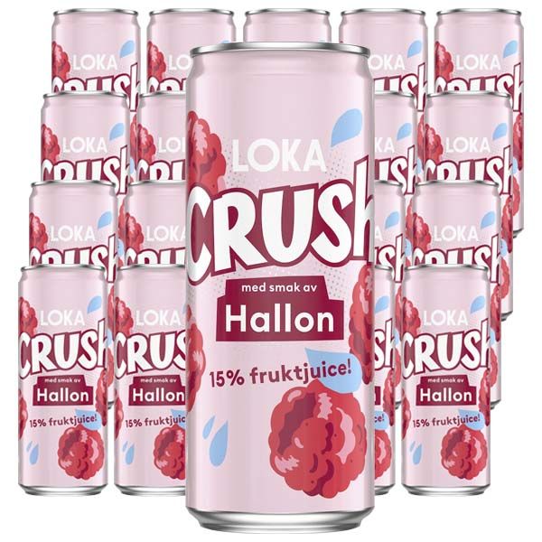 Loka Crush Hallon 33 cl x 20 st | Default Start Page - Alla kategorier - Nyheter | Gottegrisen