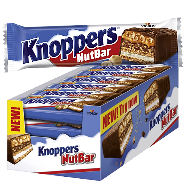 Knoppers Wafers Nutbar 40g x 24 | Default Start Page - Alla kategorier - Hälsa - Proteinbars | Gottegrisen