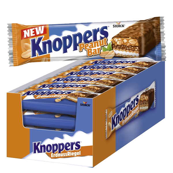 Knoppers Peanut Bar 40g x 24st | Default Start Page - Alla kategorier - Hälsa - Proteinbars | Gottegrisen