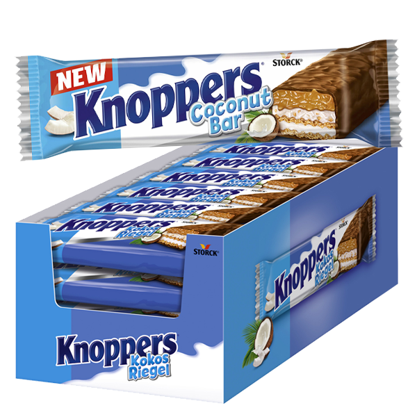Knoppers Coconut Bar 40g x 24st | Default Start Page - Alla kategorier - Hälsa - Proteinbars | Gottegrisen
