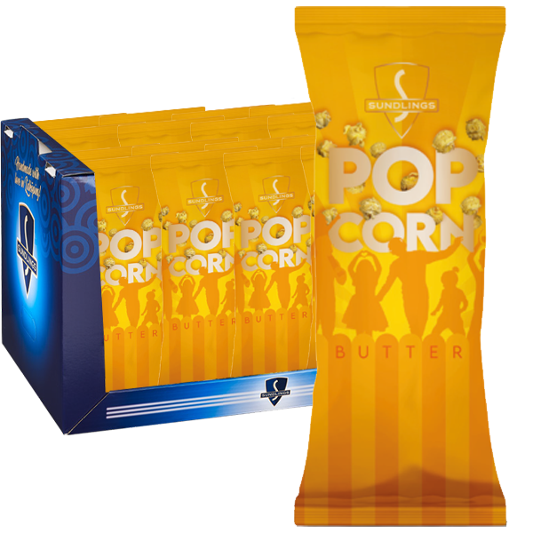 Sundlings Popcorn Butter 24st 100g | Default Start Page - Alla kategorier - Chips & Snacks - Popcorn | Gottegrisen
