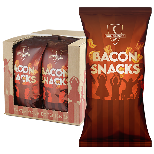 Sundlings Baconsnacks 50g x 12st | Default Start Page - Alla kategorier - Chips & Snacks - Snacks | Gottegrisen
