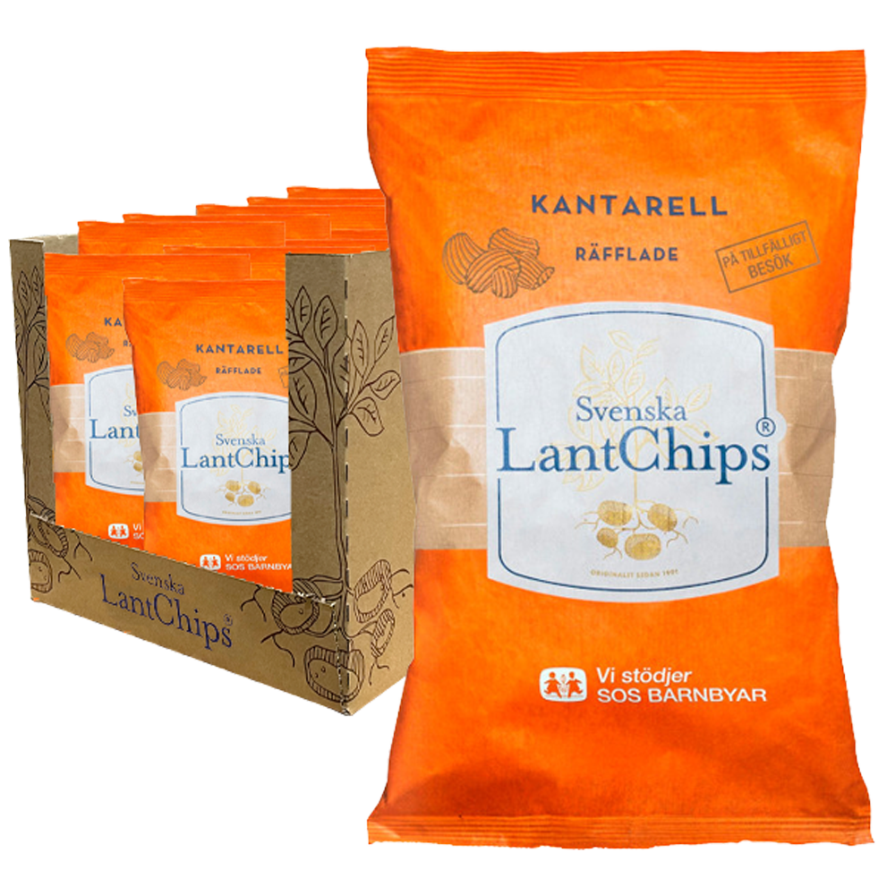 Lantchips Kantarell LTD 10 x 200g