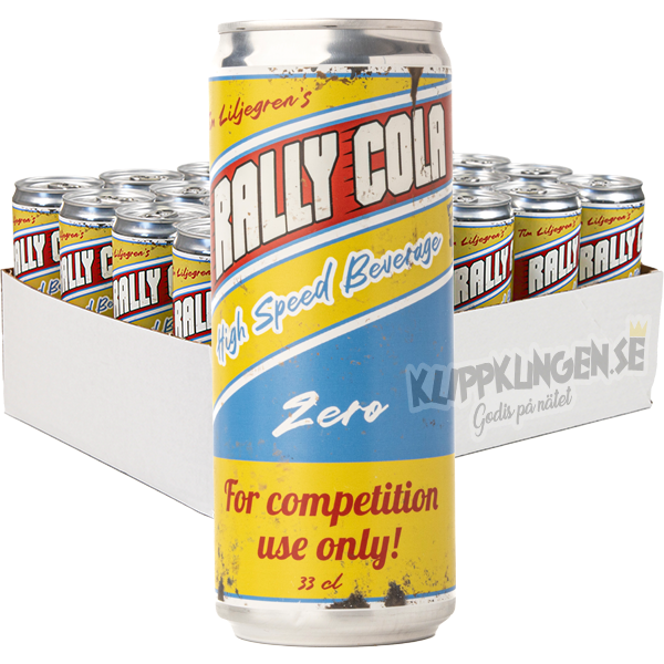 Rally Cola Zero 33cl x 24st | Default Start Page - Alla kategorier - Nyheter - Nyheter 2025 - Dryck - Nyheter 2025 | Gottegrisen