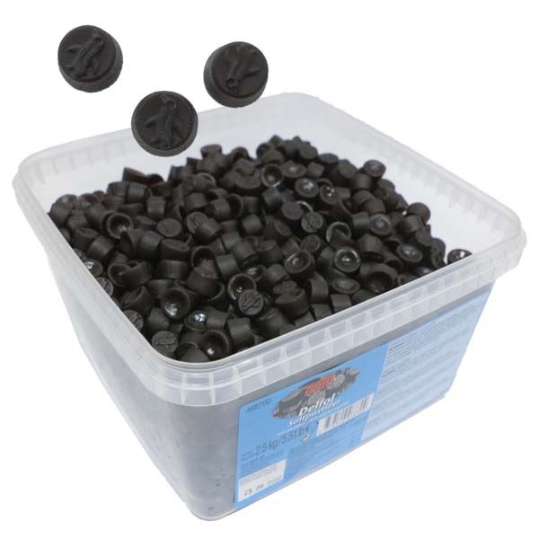 Saltpastiller Pingvin 2,5kg | Default Start Page - Alla kategorier - Godis - Lakrits | Gottegrisen