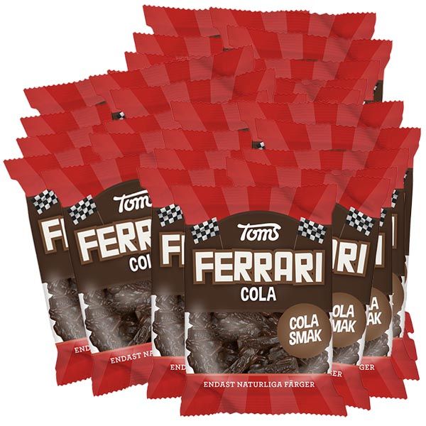Ferrari Cola 120g x 30 st | Default Start Page - Alla kategorier - Godis - Påsar & Stycksaker - Godispåsar | Gottegrisen