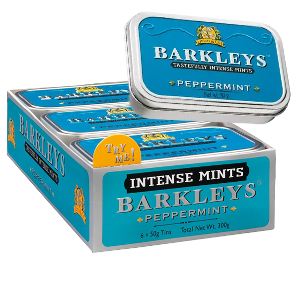 Barkleys Peppermint 50G x 6st |  | Gottegrisen