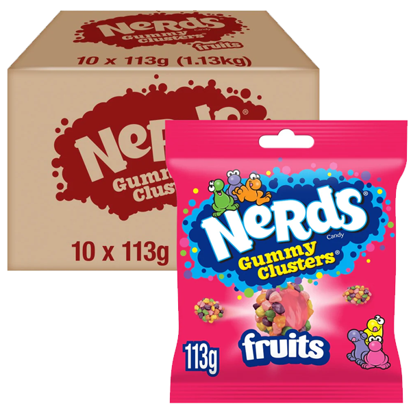 Nerds Gummy Cluster Rainbow 113G 10st | Default Start Page - Alla kategorier - Godis - Storpack | Gottegrisen