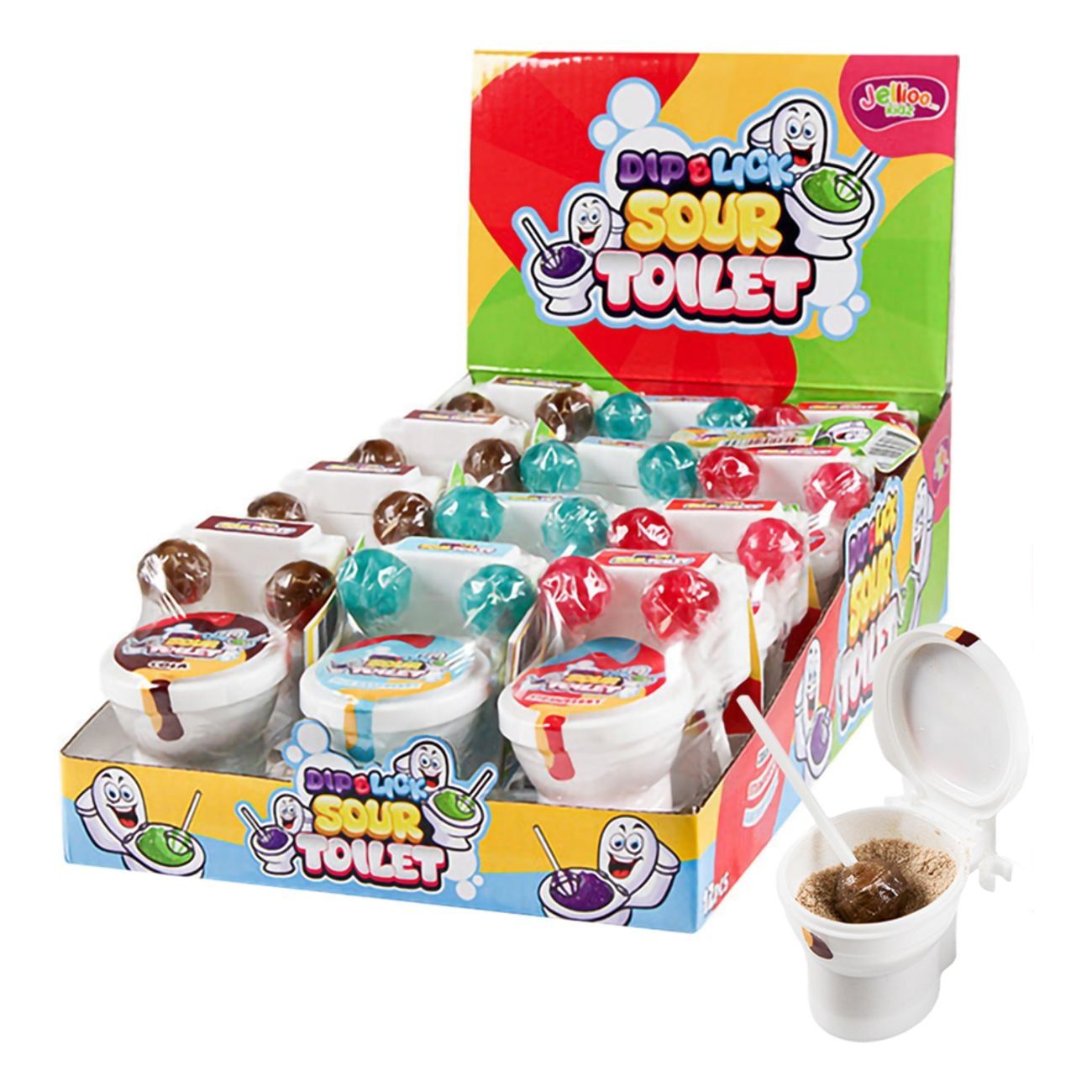 Dip & Lick Sour Toilet 20g x 12st