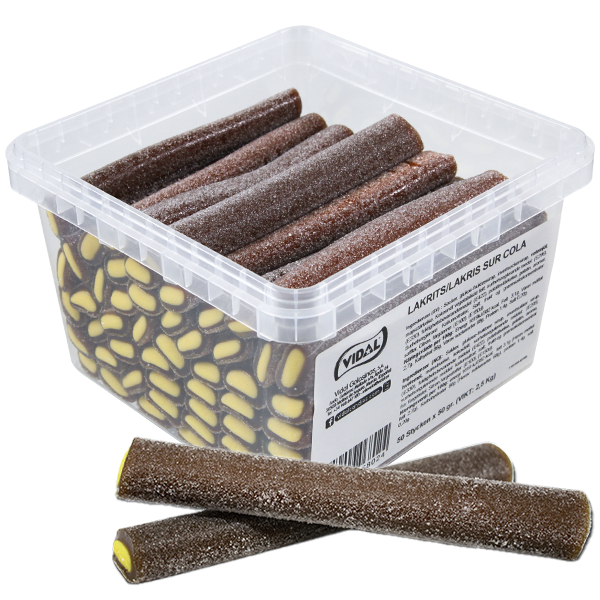 Vidal Sour Cola Pencils 50-pack | Default Start Page - Alla kategorier - Godis - Lösvikt | Gottegrisen