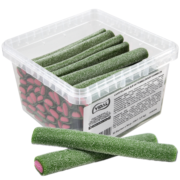 Vidal Sour Watermelon Pencils 50-pack | Default Start Page - Alla kategorier - Godis - Lösvikt | Gottegrisen