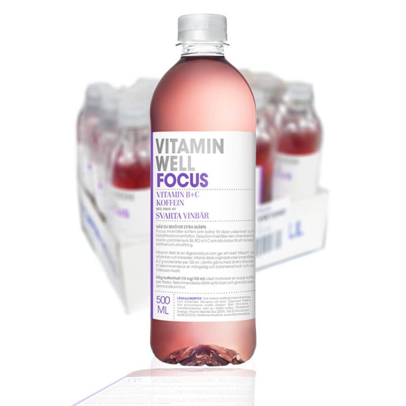 Vitamin Well Focus 12st x 50cl | Default Start Page - Alla kategorier - Varumärken - Vitamin Well | Gottegrisen