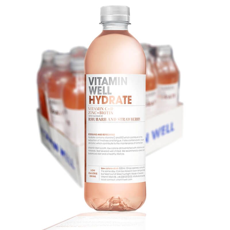 Vitamin Well Hydrate 12st x 50cl |  | Gottegrisen