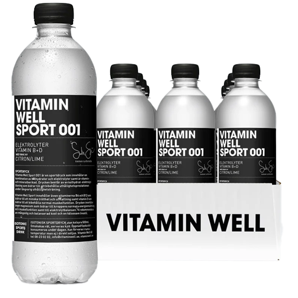 Vitamin Well Sport 001 50cl x 12st | Default Start Page - Alla kategorier - Varumärken - Vitamin Well | Gottegrisen