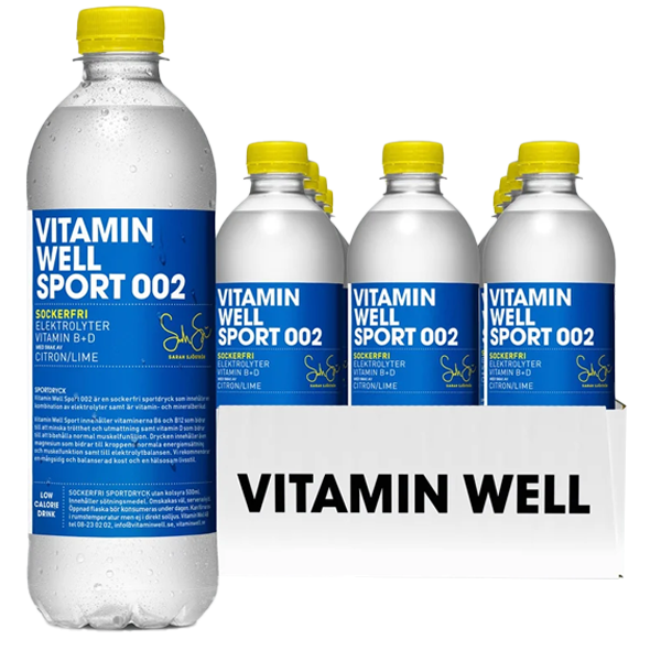 Vitamin Well Sport 002 50cl x 12st | Default Start Page - Alla kategorier - Varumärken - Vitamin Well | Gottegrisen