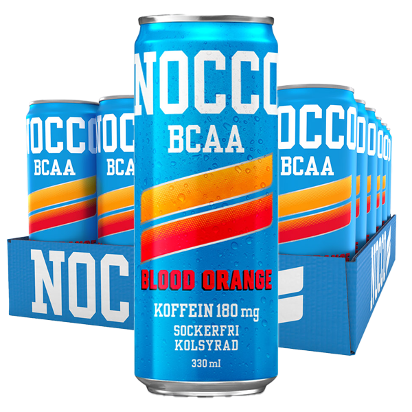 NOCCO Blood Orange Del Sol 33 cl x 24 st | Default Start Page - Alla kategorier - Drycker - Energidryck | Gottegrisen