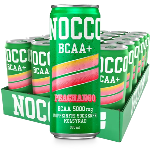 Nocco Peachango 33cl x 24st | Default Start Page - Alla kategorier - Drycker - Energidryck | Gottegrisen