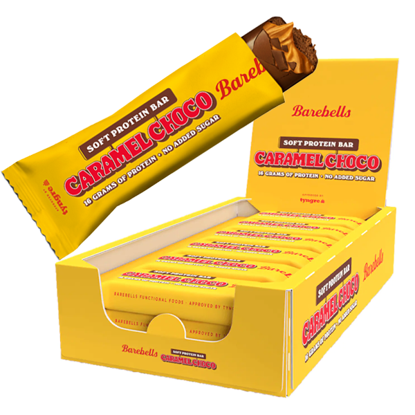 Barebells Soft Caramel Choco 12st x 55g | Default Start Page - Alla kategorier - Hälsa - Proteinbars | Gottegrisen