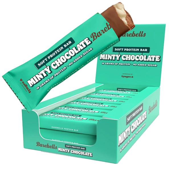 Barebells Minty Chocolate Bar 55g x 12st | Default Start Page - Alla kategorier - Hälsa - Proteinbars | Gottegrisen