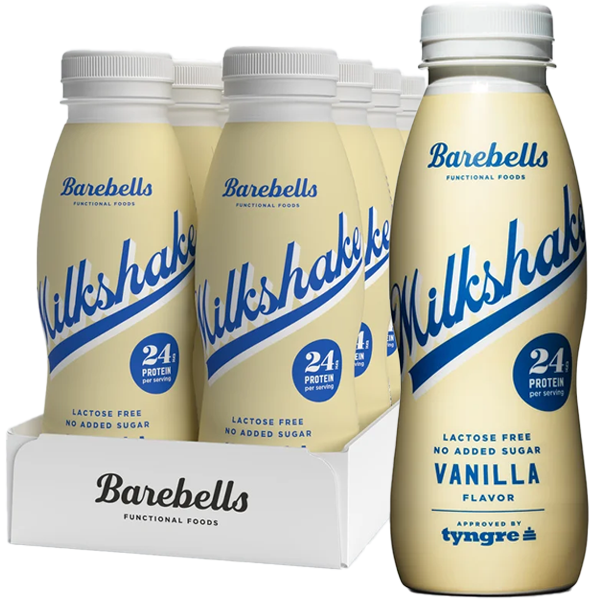 Barebells Milkshake Vanilj 33cl x 8st | Default Start Page - Alla kategorier - Varumärken - Barebells | Gottegrisen