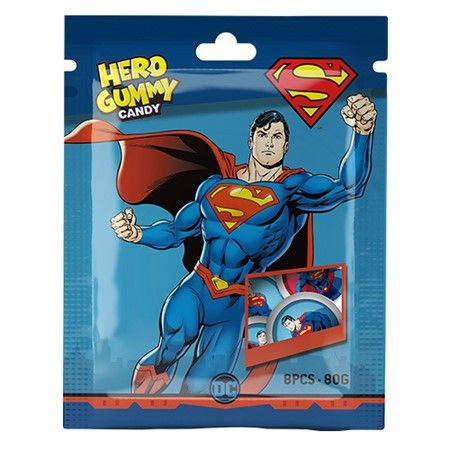 Hero Gummy Candy Superman 80g | Default Start Page - Alla kategorier - Nyheter - Nyheter 2025 - Godis - Nyheter 2025 | Gottegrisen