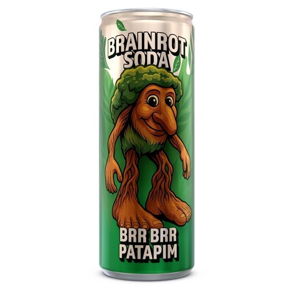 Brainrot Soda Brr Brr Patapim 25cl | Default Start Page - Alla kategorier - Nyheter - Nyheter 2025 - Dryck - Nyheter 2025 | Gottegrisen
