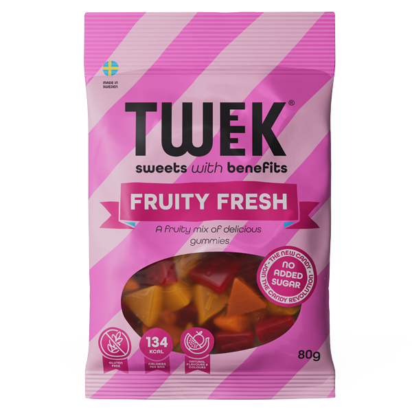 Tweek Fruity Fresh 80g | Default Start Page - Alla kategorier - Godis - Påsar & Stycksaker | Gottegrisen