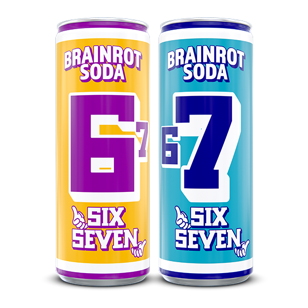 2st - Brainrot Soda Six Seven 25cl | Default Start Page - Alla kategorier - Nyheter - Nyheter 2025 - Dryck - Nyheter 2025 | Gottegrisen